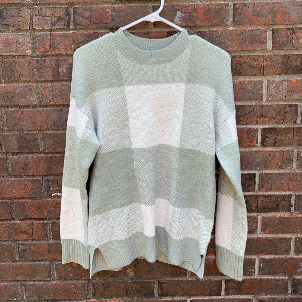 Checkered sweater